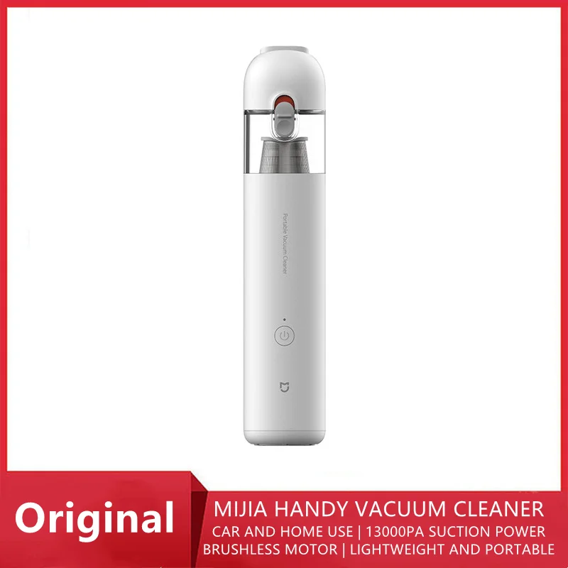 Original YOUPIN MIJIA portable handheld vacuum cleaner 120W 13000Pa Cyclone vacuum cleaner for home and car mini dust collector
Original YOUPIN MIJIA portable handheld vacuum cleaner 120W 13000Pa Cyclone vacuum cleaner for home and car mini dust collector