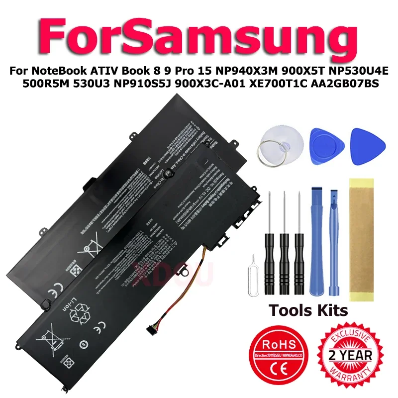 Аккумулятор для ноутбука Samsung ATIV Book 530U3 NP910S5J 900X3C-A01 8 9 Pro 15 NP940X3M 900X5T 500R5M NP530U4E XE700T1C AA2GB07BS
Аккумулятор для ноутбука Samsung ATIV Book 530U3 NP910S5J 900X3C-A01 8 9 Pro 15 NP940X3M 900X5T 500R5M NP530U4E XE700T1C AA2GB07BS