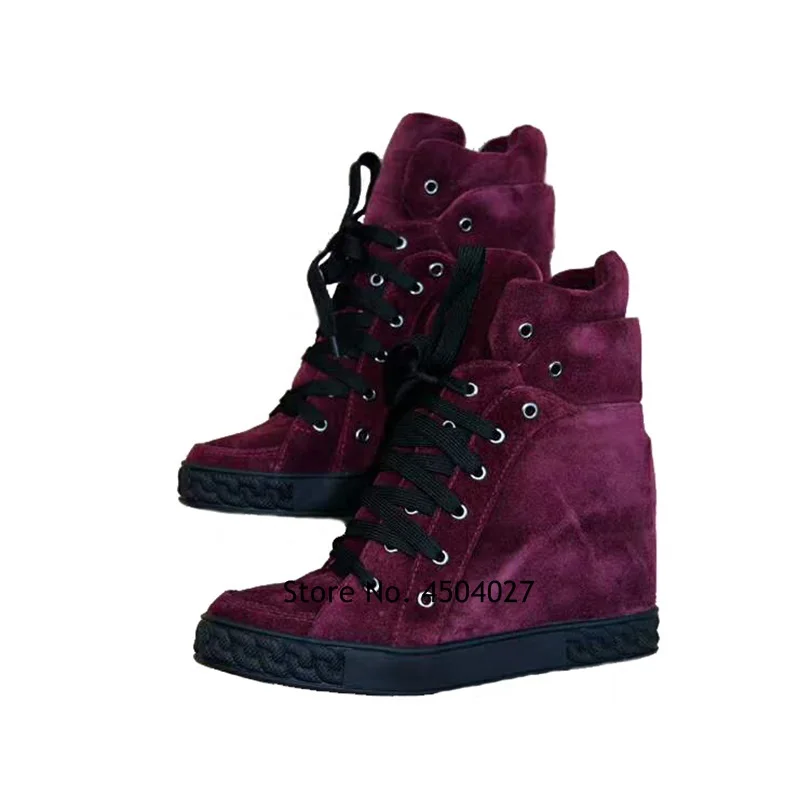 Autumn Ankle Boots Shoes Woman Lace Up Wedge Platform Round Toe Female High Top Hidden Heels Casual Boots
Autumn Ankle Boots Shoes Woman Lace Up Wedge Platform Round Toe Female High Top Hidden Heels Casual Boots