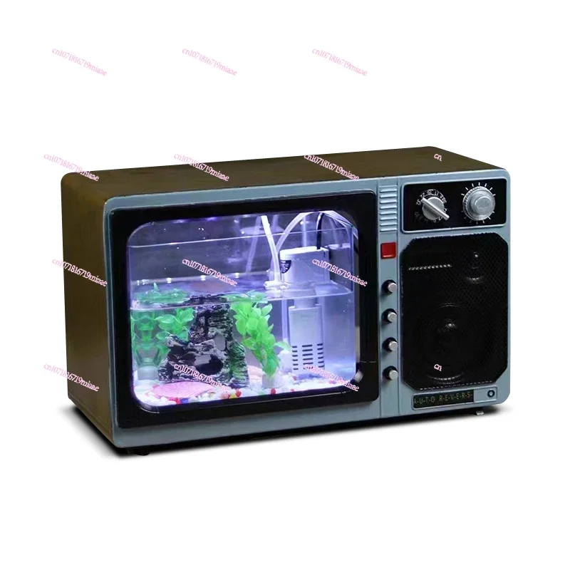 Retro old-fashioned creative TV fish tank model props ornament bar restaurant living room home nostalgic decoration
Retro old-fashioned creative TV fish tank model props ornament bar restaurant living room home nostalgic decoration