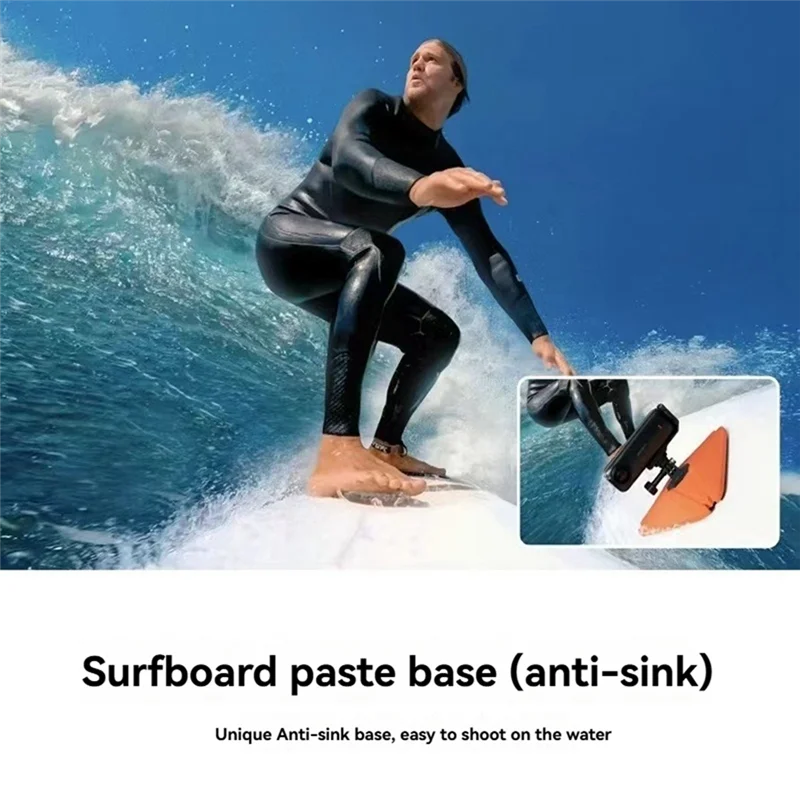 Floating Surfboard Mount For Insta360 Surfing Sink-Proof Mount For Insta360 X4/X3/GO3S/Ace Pro Action Camera Accessories
Floating Surfboard Mount For Insta360 Surfing Sink-Proof Mount For Insta360 X4/X3/GO3S/Ace Pro Action Camera Accessories