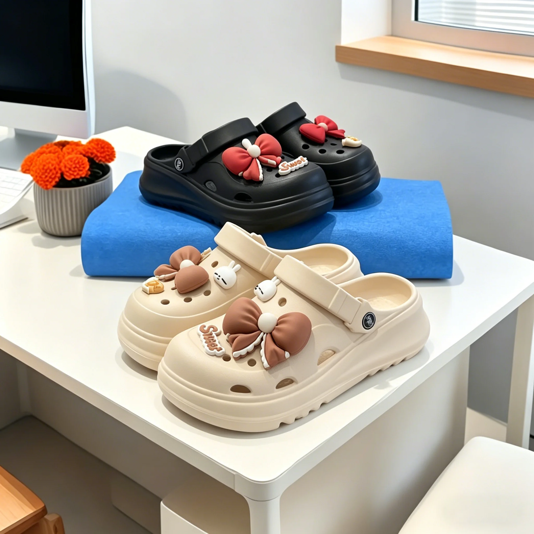 Women Fashion Mashimaro Clogs Summer Outdoor Platform Sandals Height Increasing Non Slip Closed Toe Beach Comfort Casual Shoes
Women Fashion Mashimaro Clogs Summer Outdoor Platform Sandals Height Increasing Non Slip Closed Toe Beach Comfort Casual Shoes
