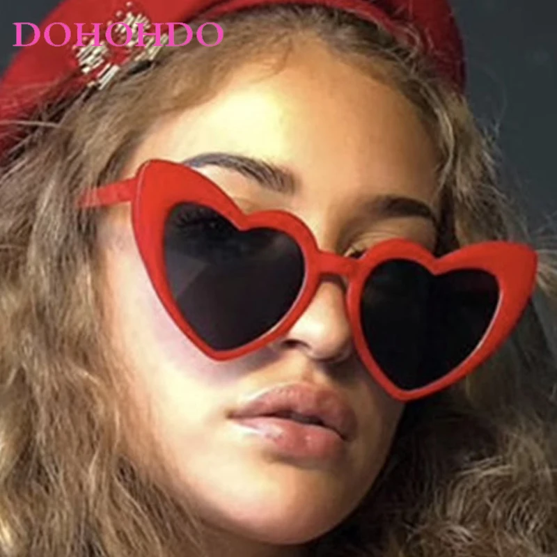 Retro Big Frame Heart-shaped Women Sunglasses Fashion Brand Design Eyewear Men Summer Traveling Driving Sunglasses Female UV400 
Retro Big Frame Heart-shaped Women Sunglasses Fashion Brand Design Eyewear Men Summer Traveling Driving Sunglasses Female UV400