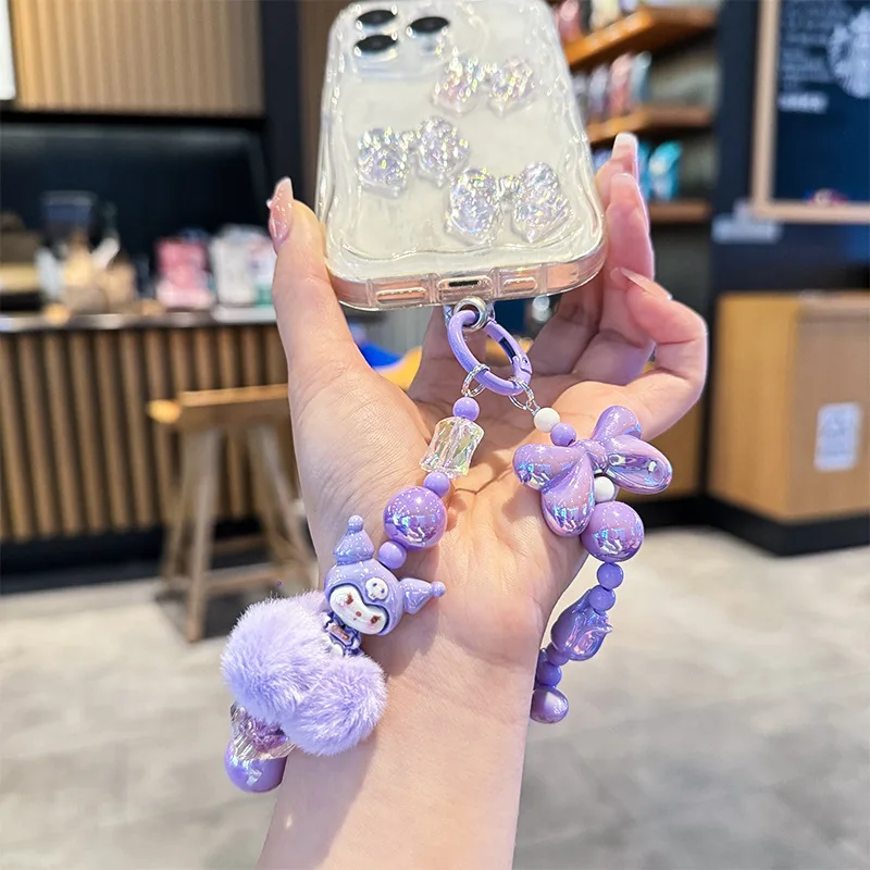 Sanrio Melody Hello Kitty Kuromi Cinnamorol Mobile phone case chain camera hanging decoration hand drawn bead phone chain
Sanrio Melody Hello Kitty Kuromi Cinnamorol Mobile phone case chain camera hanging decoration hand drawn bead phone chain