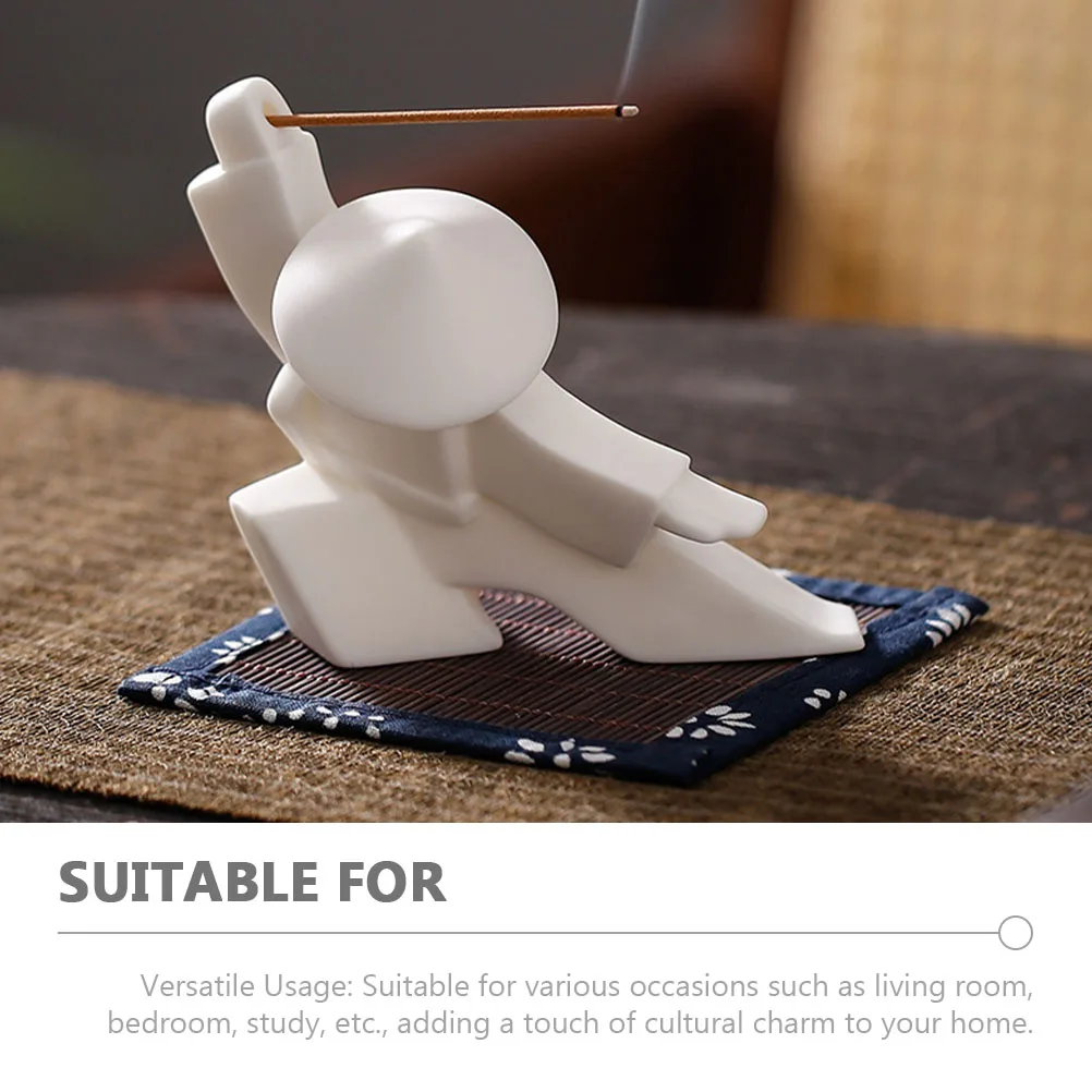 Samurai Incense Holder Ceramic Creative Japanese Home Office Incense Stick Holder Aroma Burner 
Samurai Incense Holder Ceramic Creative Japanese Home Office Incense Stick Holder Aroma Burner
