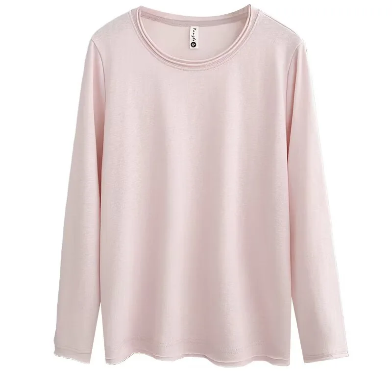 XXXXL Fashion Plus Size Woman Clothing Base Tops Long Sleeves 2026 Spring Simple Snowflake Cotton T-shirt 1068
XXXXL Fashion Plus Size Woman Clothing Base Tops Long Sleeves 2026 Spring Simple Snowflake Cotton T-shirt 1068