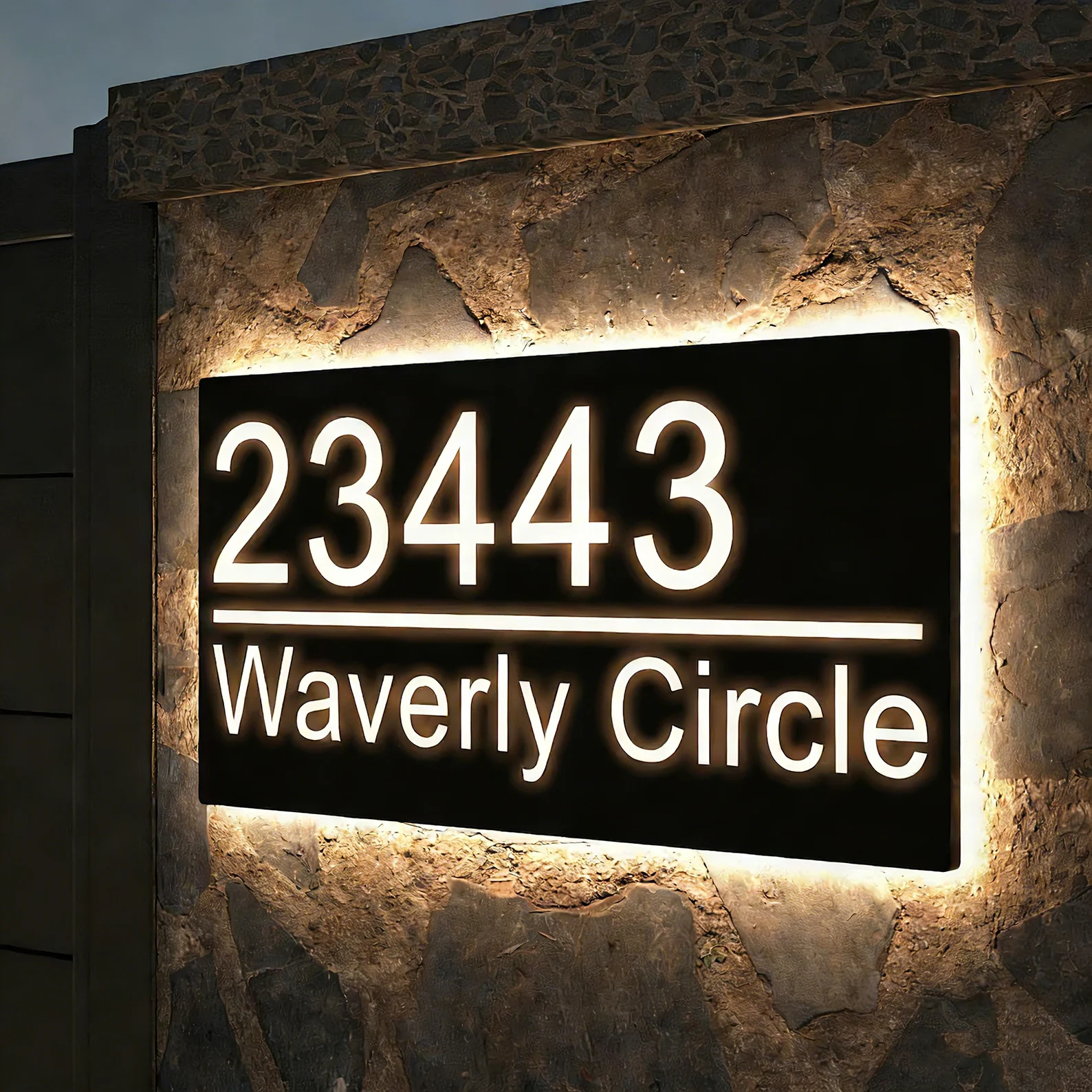 Custom illuminated House Number With Street Name,Backlit House Number Sign,Smart Led House Number Sign
Custom illuminated House Number With Street Name,Backlit House Number Sign,Smart Led House Number Sign