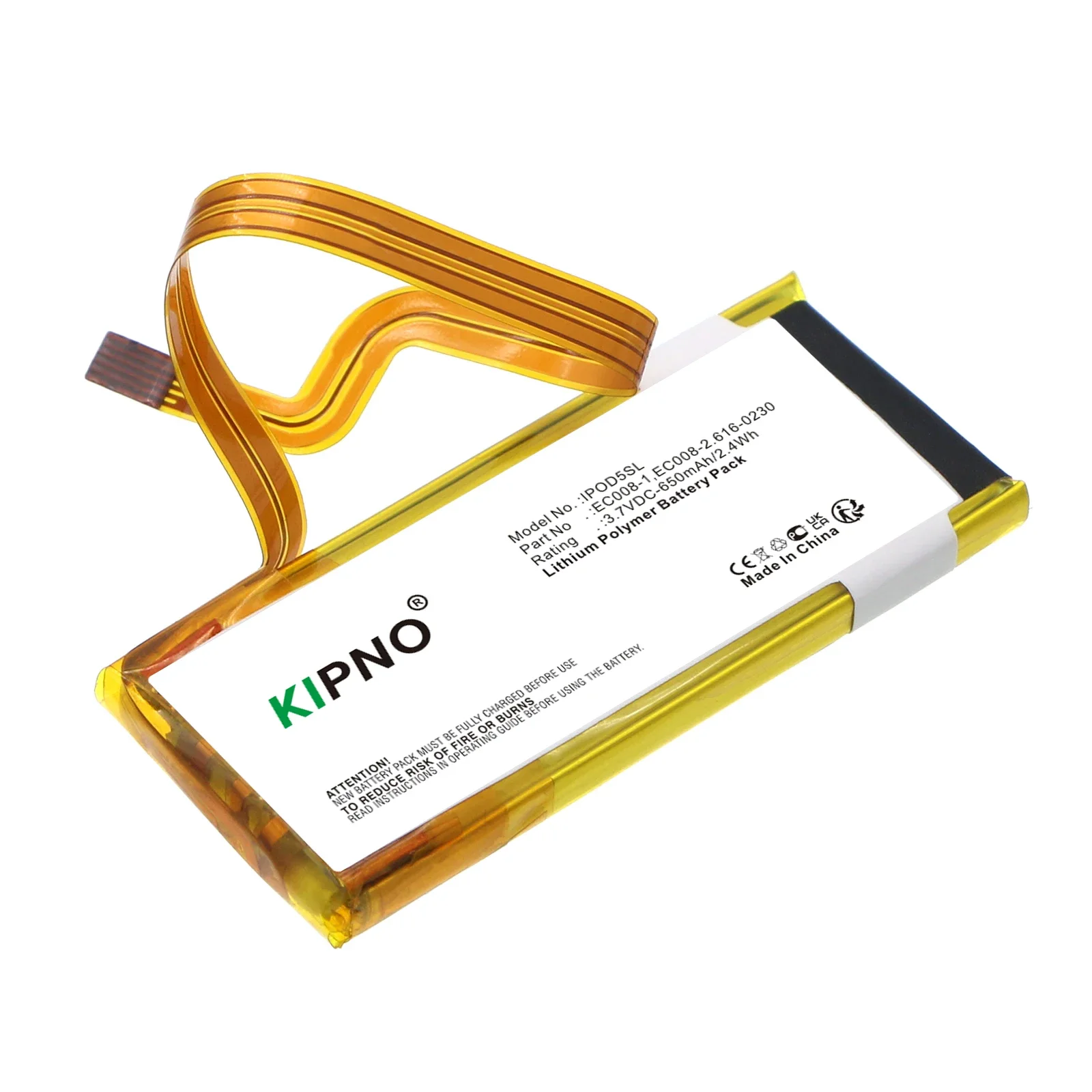 Аккумулятор KIPNO 650 мАч для Apple 616-0227 616-0229 616-0230 616-0392 616-0412 EC008 EC008-1 EC008-2 iPod Video 30GB
Аккумулятор KIPNO 650 мАч для Apple 616-0227 616-0229 616-0230 616-0392 616-0412 EC008 EC008-1 EC008-2 iPod Video 30GB