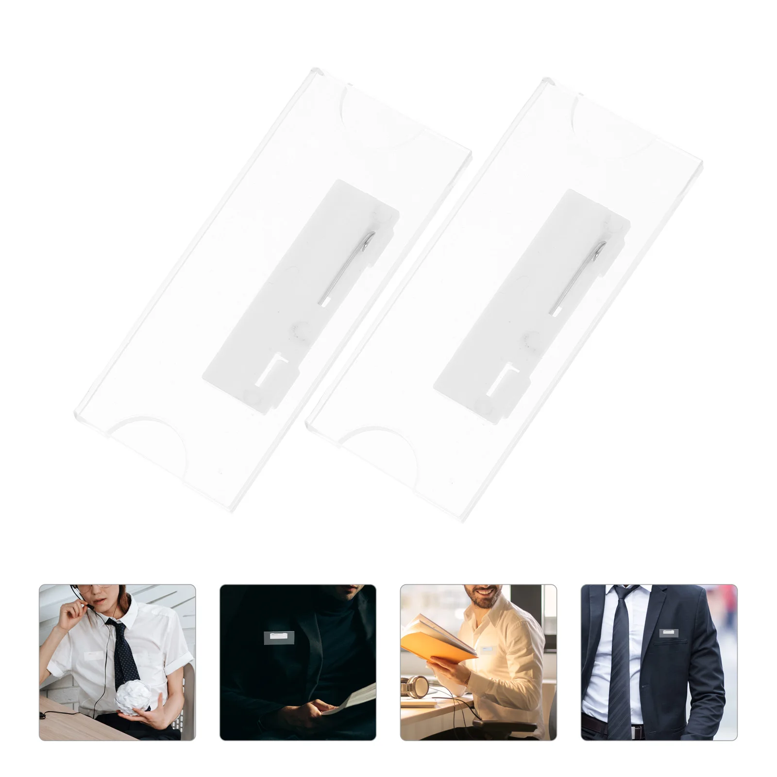 10 Pcs Insert Card Badge Access Holder Business Cases for Office Sleeve Iron Employee
10 Pcs Insert Card Badge Access Holder Business Cases for Office Sleeve Iron Employee