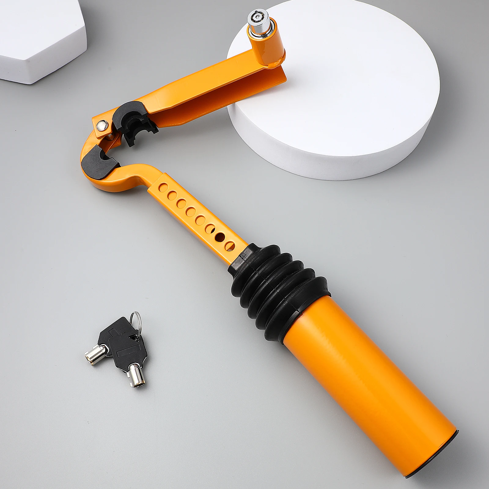 Lock Anti Theft Car Device Gear Stick Thickened Steel 8 Holes Adjustable High Strength Durability Easy Install
Lock Anti Theft Car Device Gear Stick Thickened Steel 8 Holes Adjustable High Strength Durability Easy Install