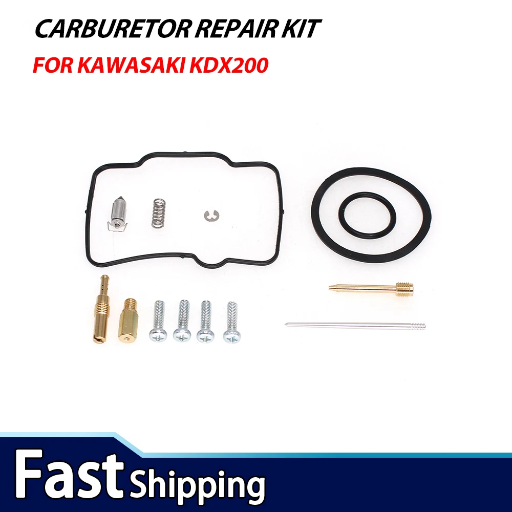 Carburetor Rebuild Repair Gasket Jet Kit For Kawasaki KDX200 KDX-200 1989-1994
Carburetor Rebuild Repair Gasket Jet Kit For Kawasaki KDX200 KDX-200 1989-1994