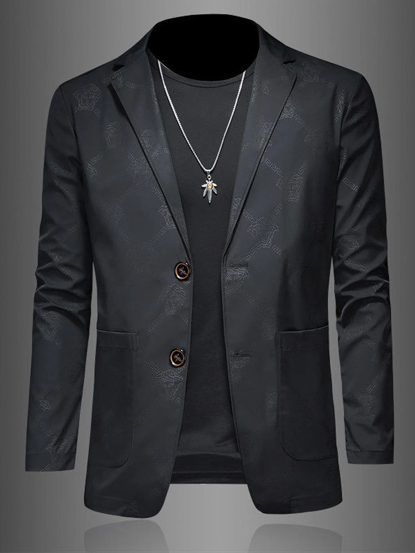 Casual Texture Weave Men's Suit Jaet Thin Commuter Busin Sle Spring Autumn Faion Urban Soft Polyester Fiber
Casual Texture Weave Men's Suit Jaet Thin Commuter Busin Sle Spring Autumn Faion Urban Soft Polyester Fiber