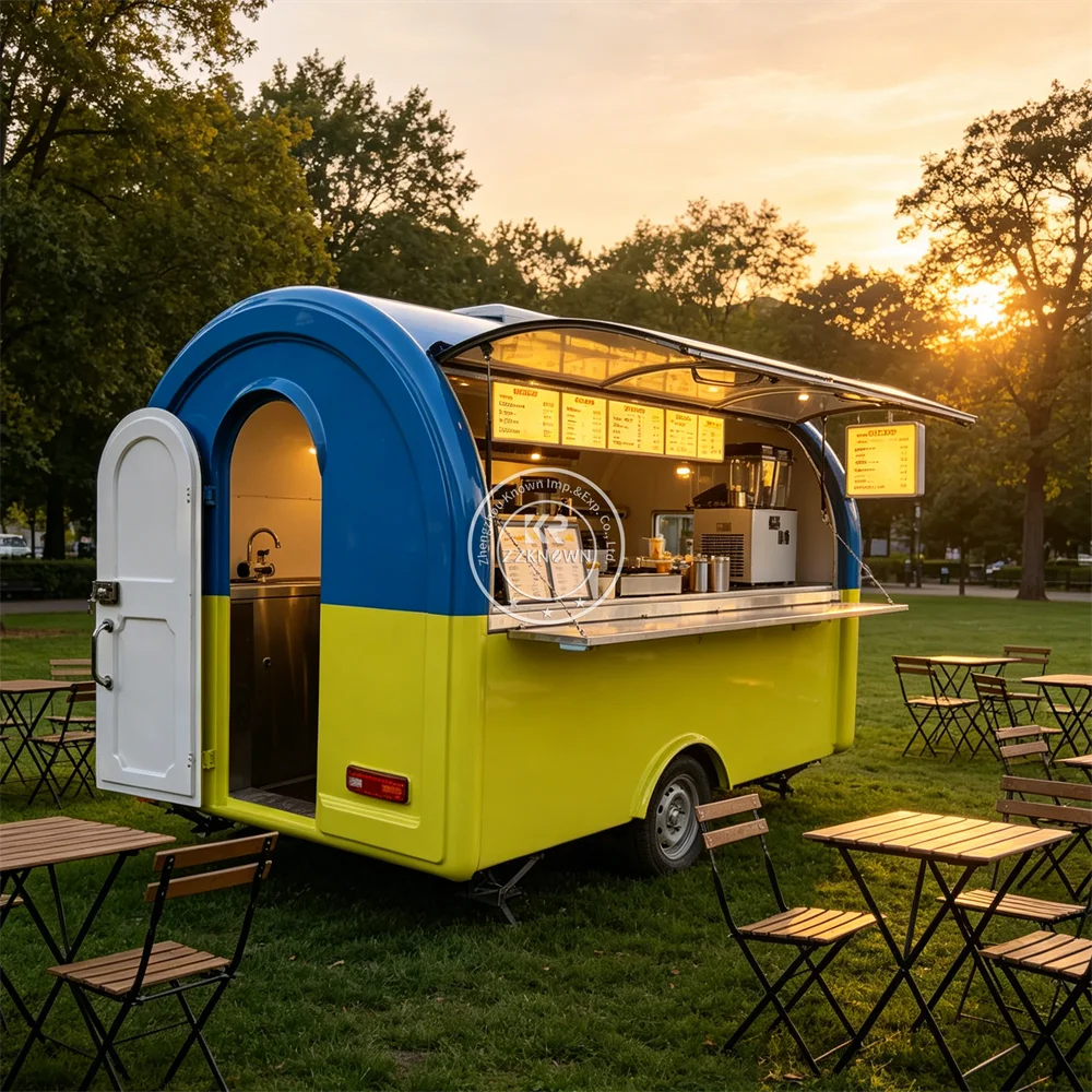 Commercial Food Trailer Mobile Street Kiosk Concession Trailer BBQ Burger Food Truck With Complete Kitchen System
Commercial Food Trailer Mobile Street Kiosk Concession Trailer BBQ Burger Food Truck With Complete Kitchen System