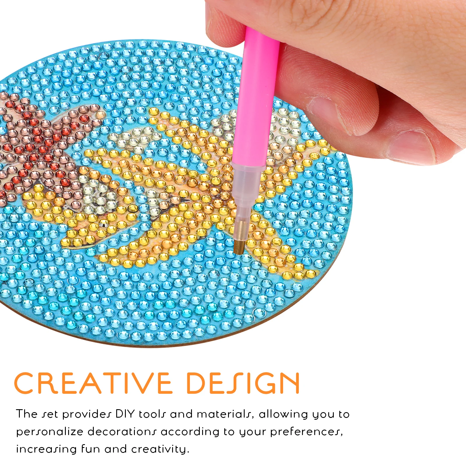 8pcs Marine Life Diamond DIY Coasters Set Round Table Drinks Cup Pad Household Dot Kits Dotting Ocean Creatures
8pcs Marine Life Diamond DIY Coasters Set Round Table Drinks Cup Pad Household Dot Kits Dotting Ocean Creatures
