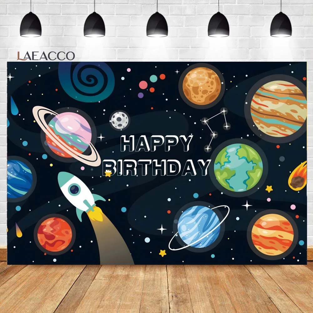 Laeacco Outer Space Photography Background Cartoon Rocket Star Planet Universe Galaxy Kid Birthday Portrait Customized Backdrop
Laeacco Outer Space Photography Background Cartoon Rocket Star Planet Universe Galaxy Kid Birthday Portrait Customized Backdrop