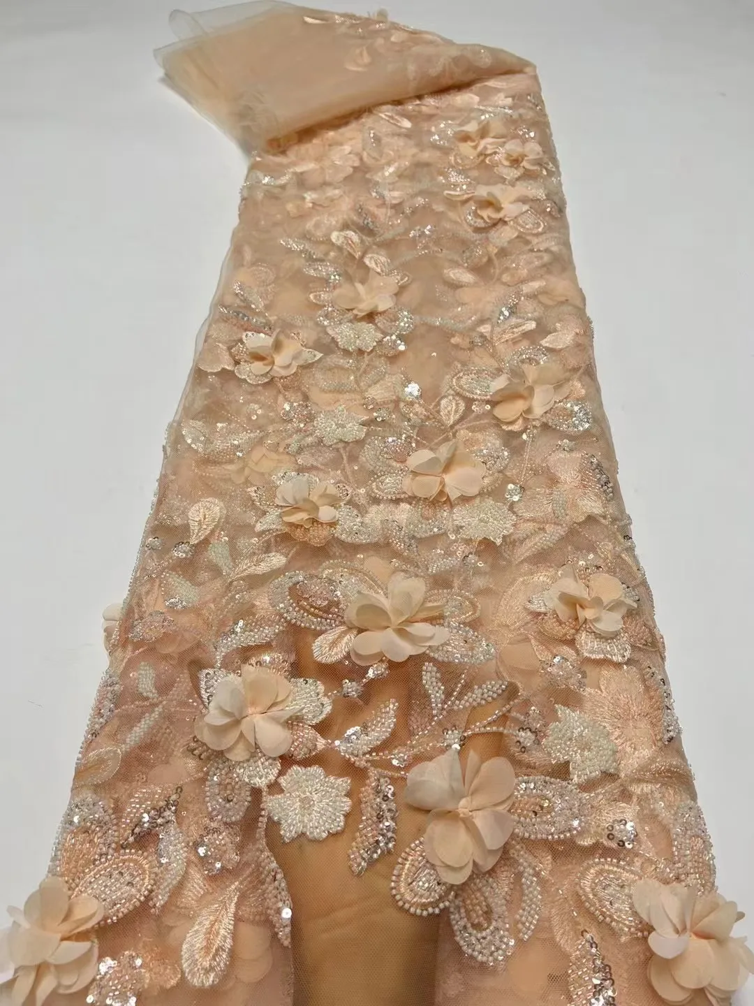African 3D Flower Lace Fabric 2024 High Quality French Beads Lace Fabric Groom Nigerian Sequins Lace Fabrics For Wedding
African 3D Flower Lace Fabric 2024 High Quality French Beads Lace Fabric Groom Nigerian Sequins Lace Fabrics For Wedding