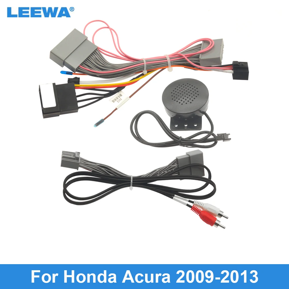 LEEWA Car 16pin Power Cord Wiring Harness Adapter For Honda Acura (09-13) Installation Head Unit Cable With Speaker
LEEWA Car 16pin Power Cord Wiring Harness Adapter For Honda Acura (09-13) Installation Head Unit Cable With Speaker