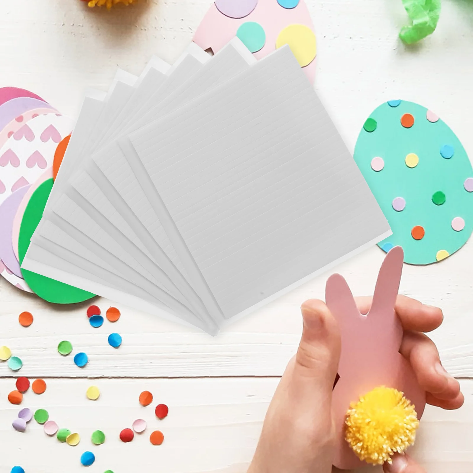 6 Sheets EVA Double Sided Adhesive Foam Strips 5mm x 138mm x 2mm Sticky Padding Craft Projects Self Adhesive Tape Foam Sticky
6 Sheets EVA Double Sided Adhesive Foam Strips 5mm x 138mm x 2mm Sticky Padding Craft Projects Self Adhesive Tape Foam Sticky