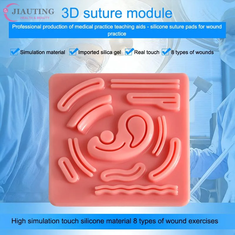 Skin Suture Training Model Laparoscopic Simulation Stitching Module 3D Silicone Reusable For Suture Training To Medical Student
Skin Suture Training Model Laparoscopic Simulation Stitching Module 3D Silicone Reusable For Suture Training To Medical Student