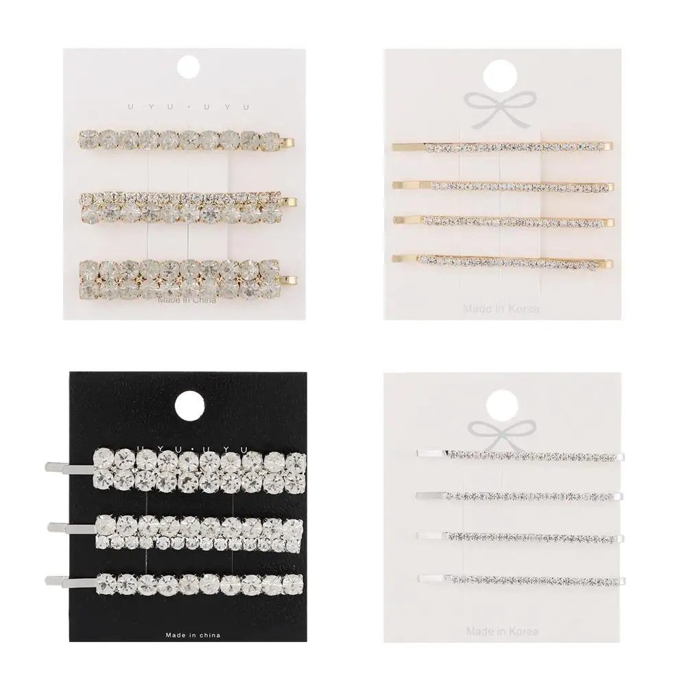 Korea Style Bingbing Hair Styling Shining Crystal Barrettes Diamondl Hairgrip Rhinestones Hairpins Hair Clips Set
Korea Style Bingbing Hair Styling Shining Crystal Barrettes Diamondl Hairgrip Rhinestones Hairpins Hair Clips Set
