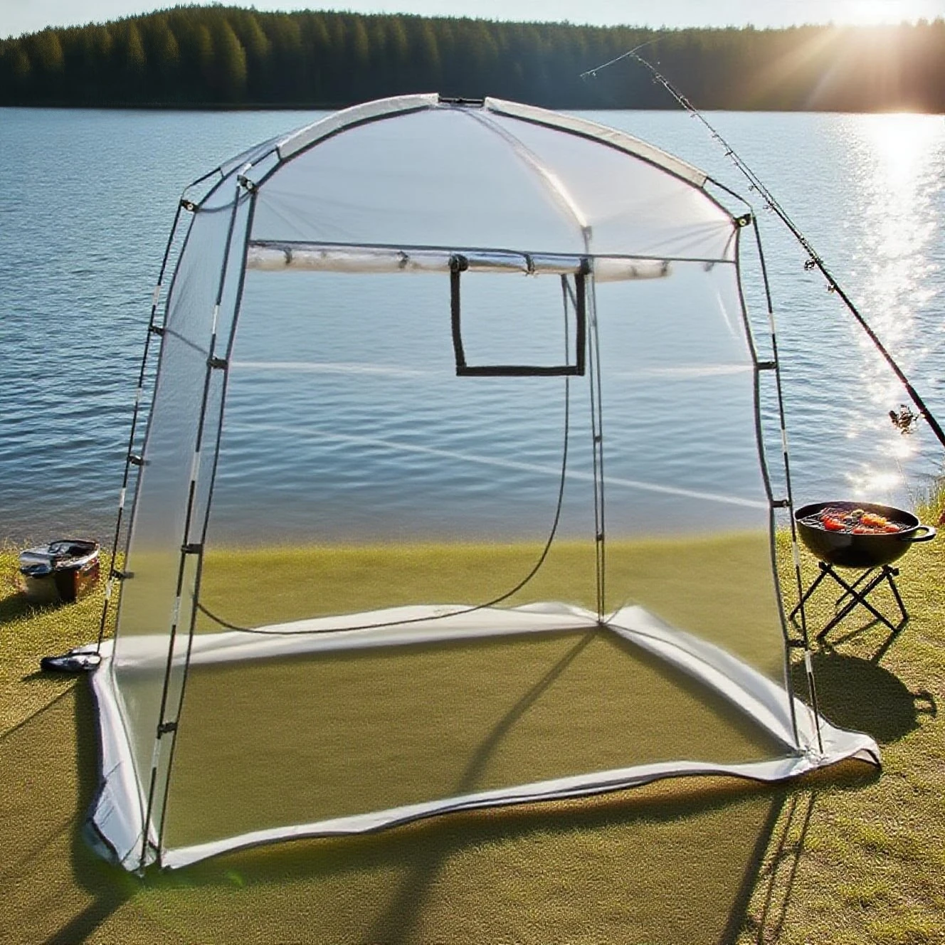 3-4 Person Clear Winter Sport Tent - Watch Outdoor Games Warmly, Fits 2 Extra Chairs for Family/Fans, Cold-Weather Proof
3-4 Person Clear Winter Sport Tent - Watch Outdoor Games Warmly, Fits 2 Extra Chairs for Family/Fans, Cold-Weather Proof