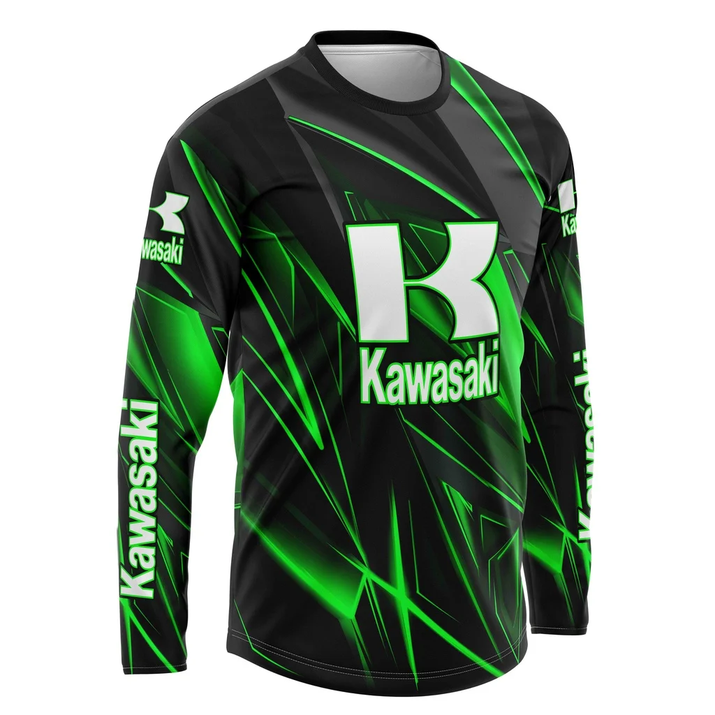 Men Women Long Sleeves T Shirt Kawasaki Motorcycle Logo Graphic 3D Print Fashion Breathable Sun Protection Clothes Cool Tops
Men Women Long Sleeves T Shirt Kawasaki Motorcycle Logo Graphic 3D Print Fashion Breathable Sun Protection Clothes Cool Tops