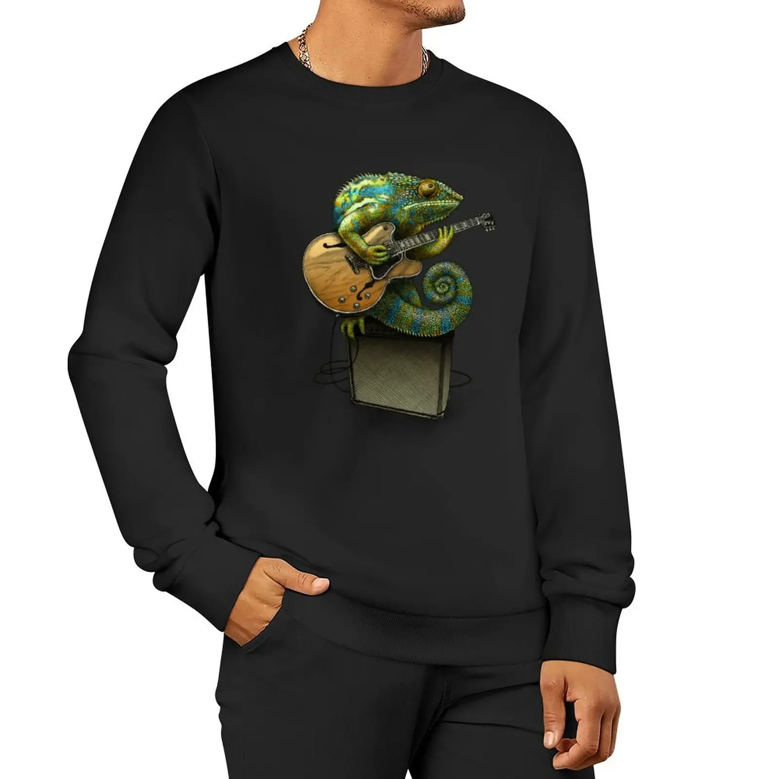 Chameleon Plays the Blues... plus a few other colors Sweatshirt hooded shirt sweatshirts for men
Chameleon Plays the Blues... plus a few other colors Sweatshirt hooded shirt sweatshirts for men