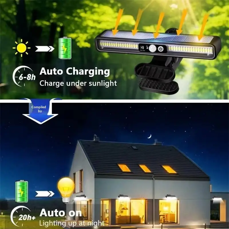 New Outdoor Solar Clip On Light With Motion Sensor IP65 Waterproof Fence Lights With 36 LEDs Portable Solar Powered Security
New Outdoor Solar Clip On Light With Motion Sensor IP65 Waterproof Fence Lights With 36 LEDs Portable Solar Powered Security