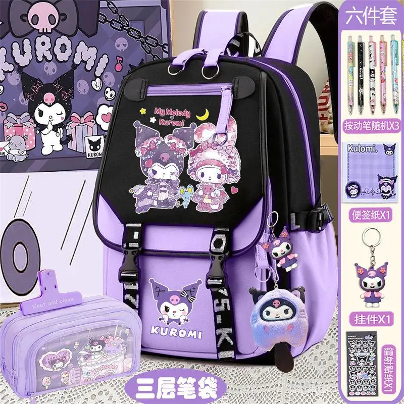 Kuromi Anime Kawaii Sanrio Ins Storage Ackpack Cute Cartoon My Melody Large Capacity Protection Computer Travel Bag Gifts Toys
Kuromi Anime Kawaii Sanrio Ins Storage Ackpack Cute Cartoon My Melody Large Capacity Protection Computer Travel Bag Gifts Toys