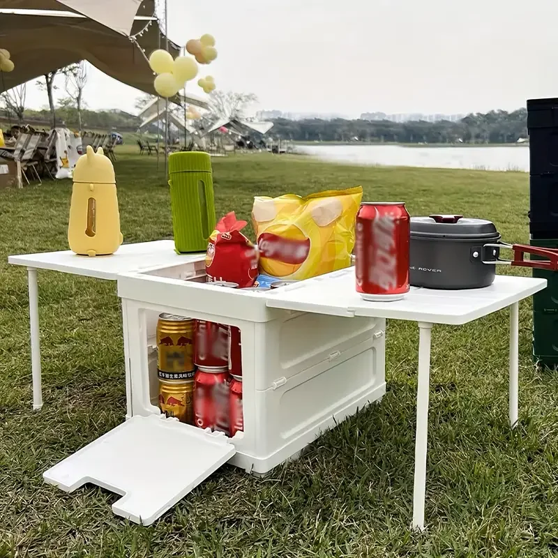 Outdoor Portable Folding Camping Table Box Storage Case With Lid Multifunctional Travel Dual-Use Picnic Table Storage Fontainers
Outdoor Portable Folding Camping Table Box Storage Case With Lid Multifunctional Travel Dual-Use Picnic Table Storage Fontainers