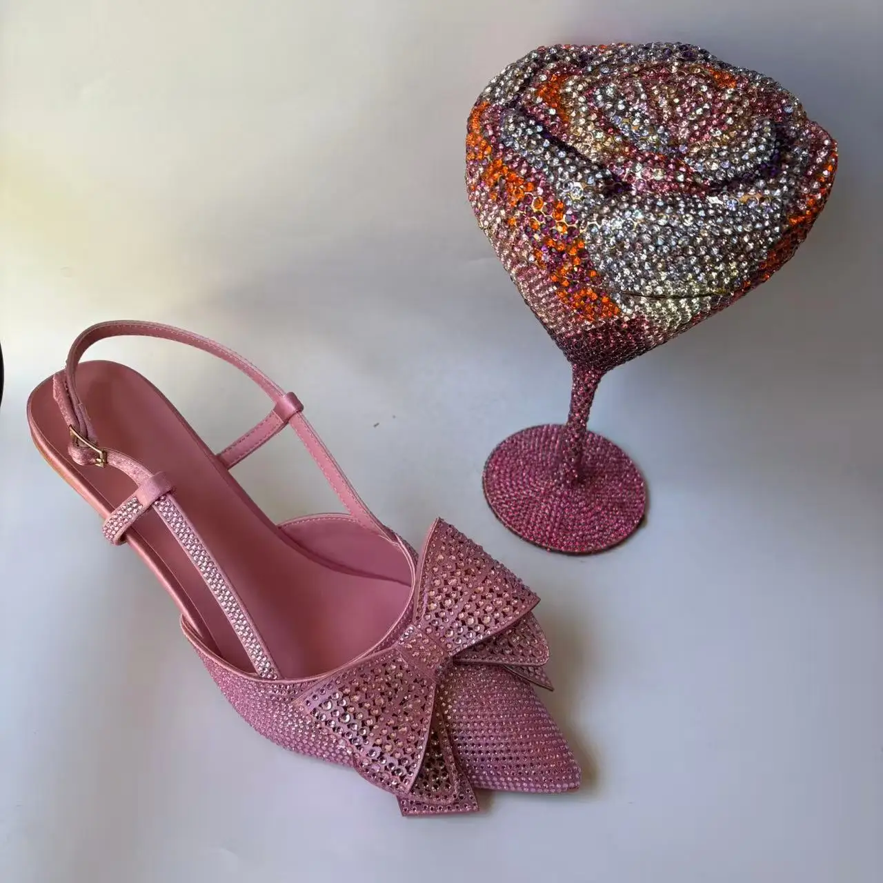 LNATISNOVA Women High Heels Sandals With Bags For Wedding Ladies Shoes and Bag to Match Italian Pumps for Wedding Gems Clutch
LNATISNOVA Women High Heels Sandals With Bags For Wedding Ladies Shoes and Bag to Match Italian Pumps for Wedding Gems Clutch