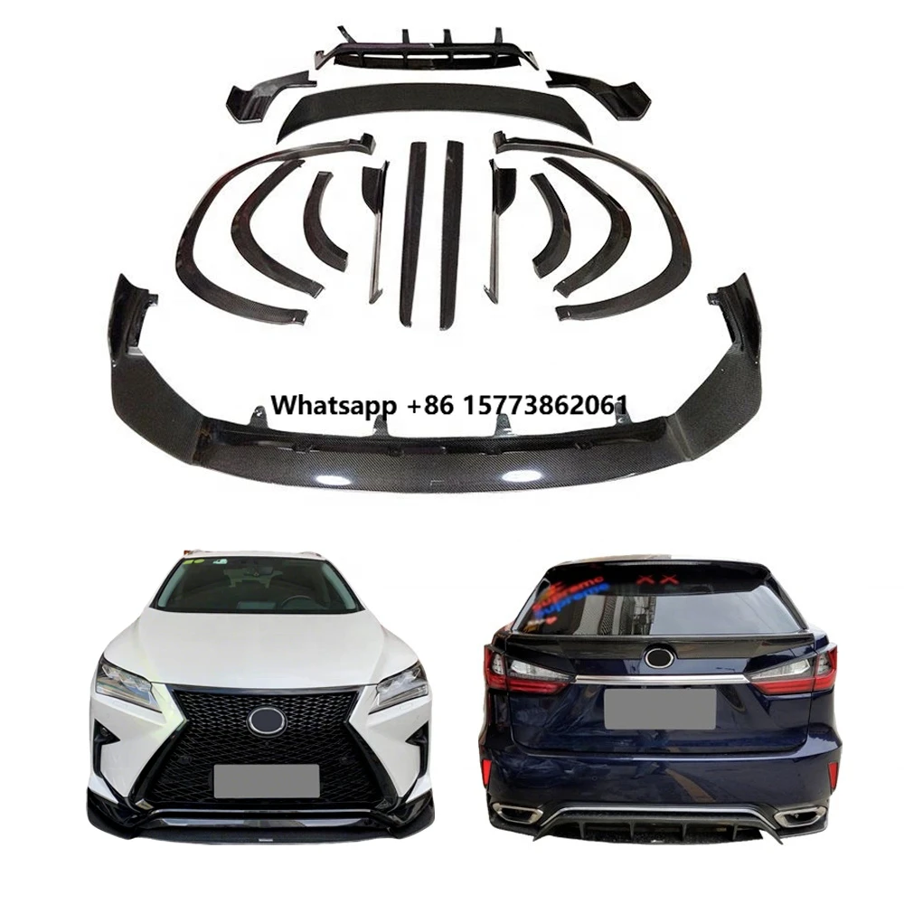 New Upgrade ART Carbon Fiber Exhaust Body Kit for RX300/RX350/RX450 F-Sport 2016-2019 Facelift Spoiler Front Lip for
New Upgrade ART Carbon Fiber Exhaust Body Kit for RX300/RX350/RX450 F-Sport 2016-2019 Facelift Spoiler Front Lip for