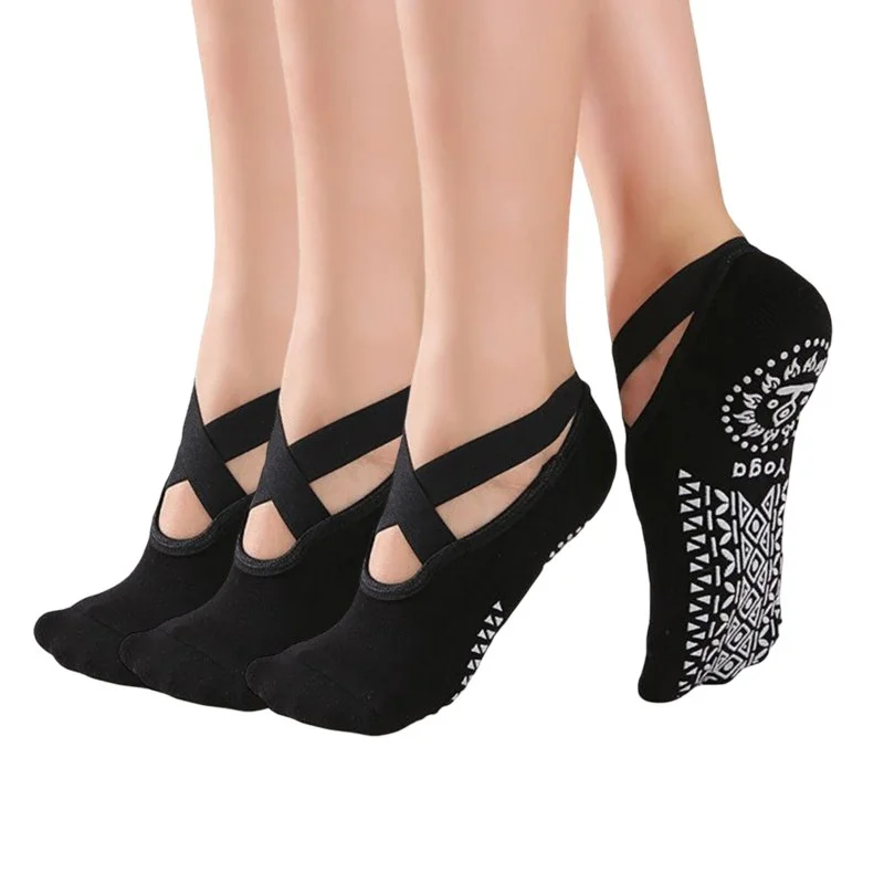 3Pairs/1pair Women Pilates Socks Anti-Slip Breathable Bandage Yoga Socks Ankle Ladies Ballet Dance Sports Socks for Fitness Gym
3Pairs/1pair Women Pilates Socks Anti-Slip Breathable Bandage Yoga Socks Ankle Ladies Ballet Dance Sports Socks for Fitness Gym