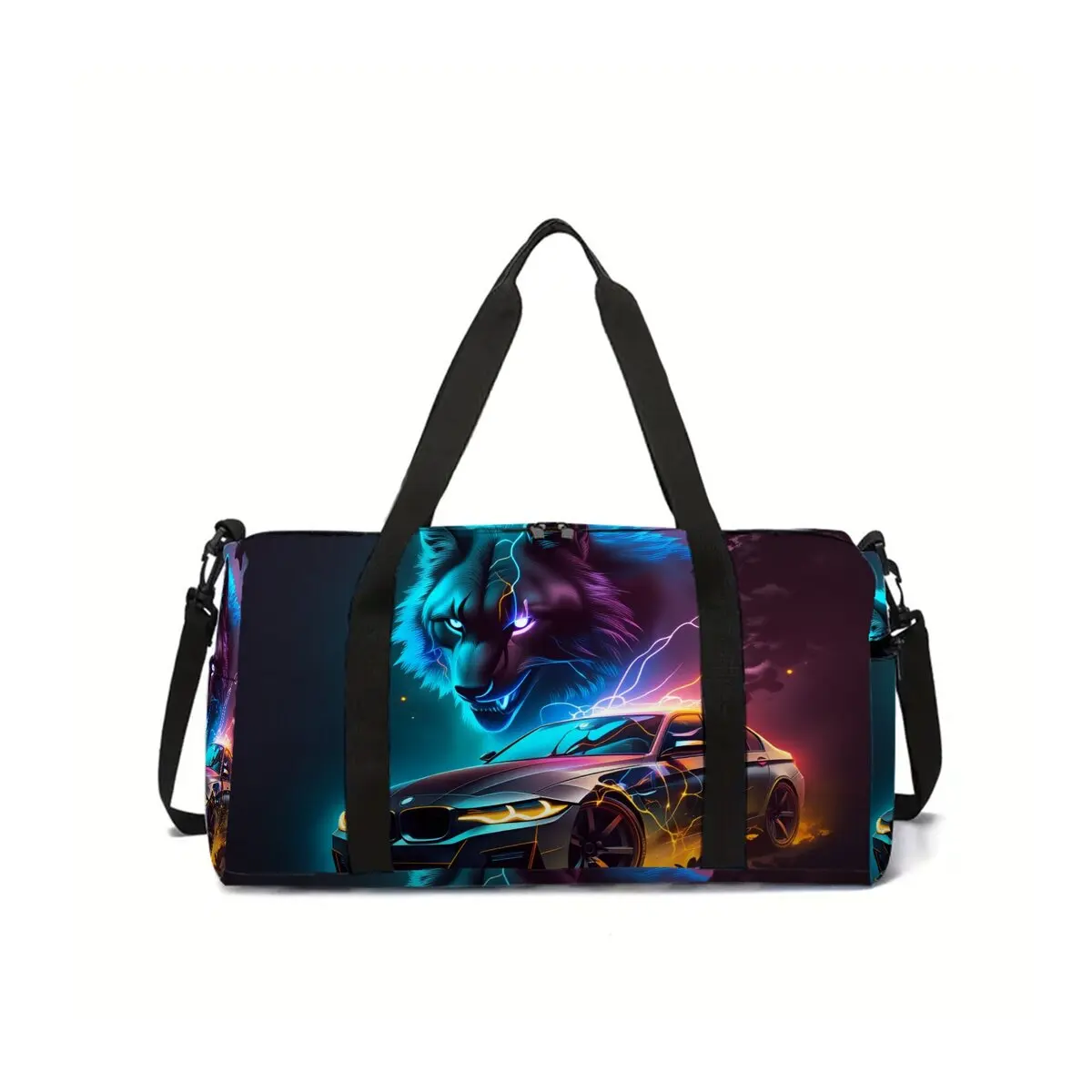 Wolf and Racing Pattern 2D Cartoon School Travel Bag Large Capacity Zipper Luggage Bag Best Gift for Boys Girls Fashion Style
Wolf and Racing Pattern 2D Cartoon School Travel Bag Large Capacity Zipper Luggage Bag Best Gift for Boys Girls Fashion Style