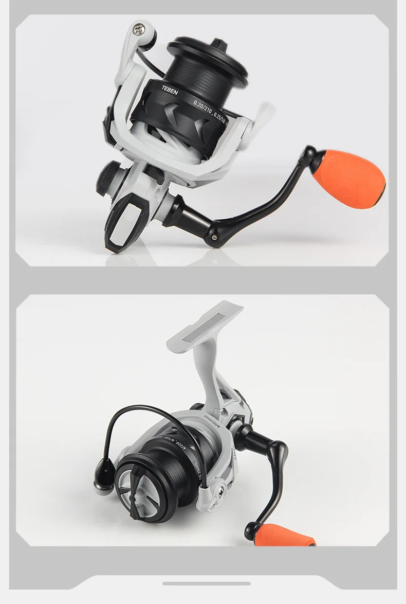 Gapless Spinning Pesca Carrete de Pesca Reel, 4+1 Bearings Long-Cast, 5.2:1 Ratio, Versatile Sea Fishing, Sea Rod CC Wheel
Gapless Spinning Pesca Carrete de Pesca Reel, 4+1 Bearings Long-Cast, 5.2:1 Ratio, Versatile Sea Fishing, Sea Rod CC Wheel