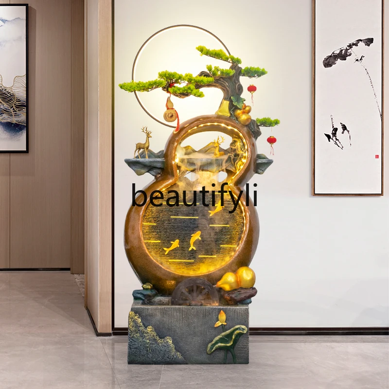 gourd rockery circulating water fountain ornament, lucky treasure decoration, feng shui wheel
gourd rockery circulating water fountain ornament, lucky treasure decoration, feng shui wheel