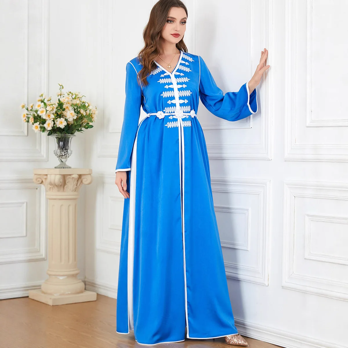 3269 Turkish Dubai Embroidered Two-piece Dress Y2k Linen 2026 Muslim Long Dress Robe Abaya Ramadan Dubai Luxury Islam Elegant
3269 Turkish Dubai Embroidered Two-piece Dress Y2k Linen 2026 Muslim Long Dress Robe Abaya Ramadan Dubai Luxury Islam Elegant