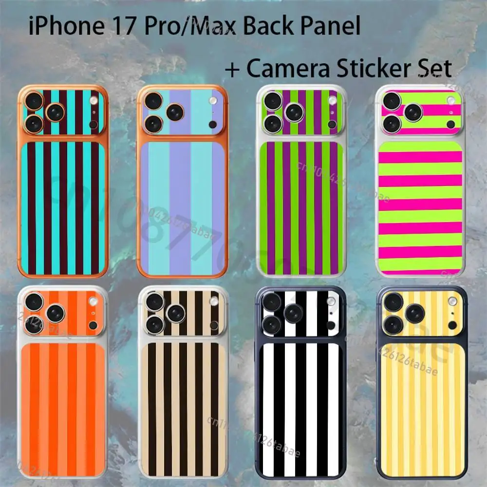 Colorful Striped Minimalist Couple Lichee For iPhone 17pro/proMax Full body Back Cover Decal Skin Colorful Rear Sticker Film
Colorful Striped Minimalist Couple Lichee For iPhone 17pro/proMax Full body Back Cover Decal Skin Colorful Rear Sticker Film