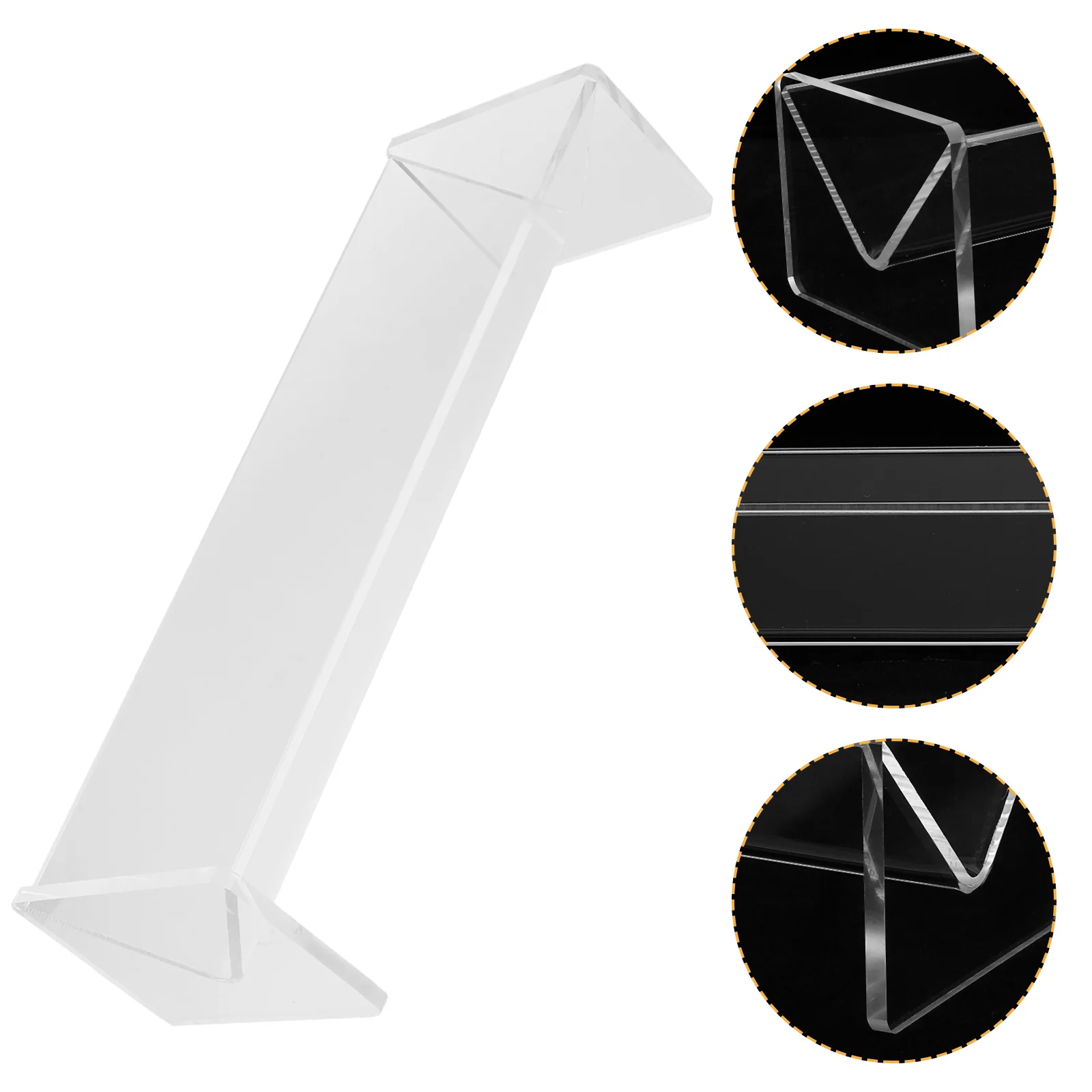 Acrylic Rectangular Dessert Tray Unique Design Non-Slip Easy Clean for Party Dining Table Decorative Use