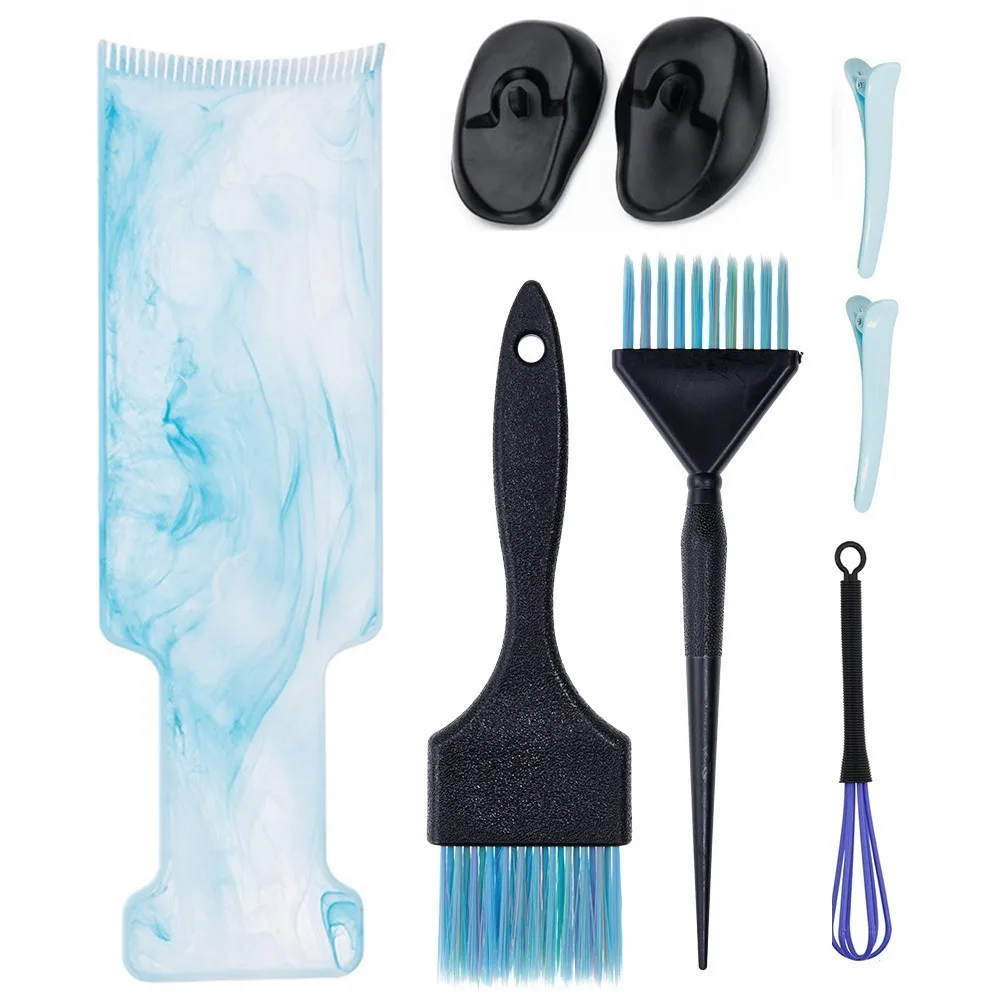 3/8pcs Professional Hair Styling and Highlight Dyeing Set Hairdressing Tools Mixing Stick Hair Dye Brush DIY Dye Applicator
3/8pcs Professional Hair Styling and Highlight Dyeing Set Hairdressing Tools Mixing Stick Hair Dye Brush DIY Dye Applicator