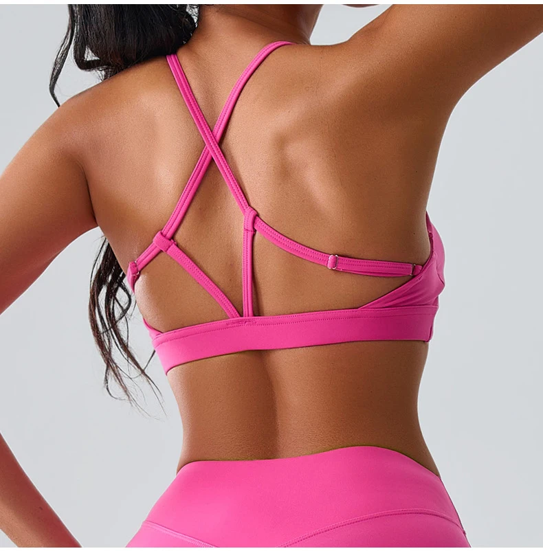Women Impact Sports Bra Halter Top High Support Push Up Clothes Running Tops Open Back Gym Wear Fitness Yoga Workout Underwear
Women Impact Sports Bra Halter Top High Support Push Up Clothes Running Tops Open Back Gym Wear Fitness Yoga Workout Underwear