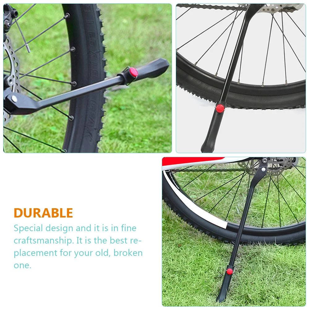 Adjustable Bike Kickstand with Non-Slip Feet Telescopic Side Support for Road Bike Bicycle Aluminum Alloy Construction
Adjustable Bike Kickstand with Non-Slip Feet Telescopic Side Support for Road Bike Bicycle Aluminum Alloy Construction