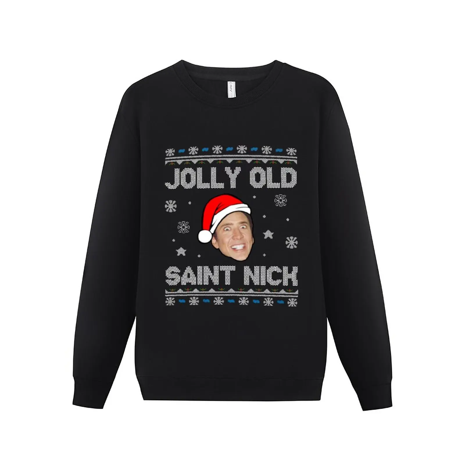 New Jolly Old Saint Nick Nicolas Cage Christmas Sweatshirt blouse oversize sweatshirt
New Jolly Old Saint Nick Nicolas Cage Christmas Sweatshirt blouse oversize sweatshirt