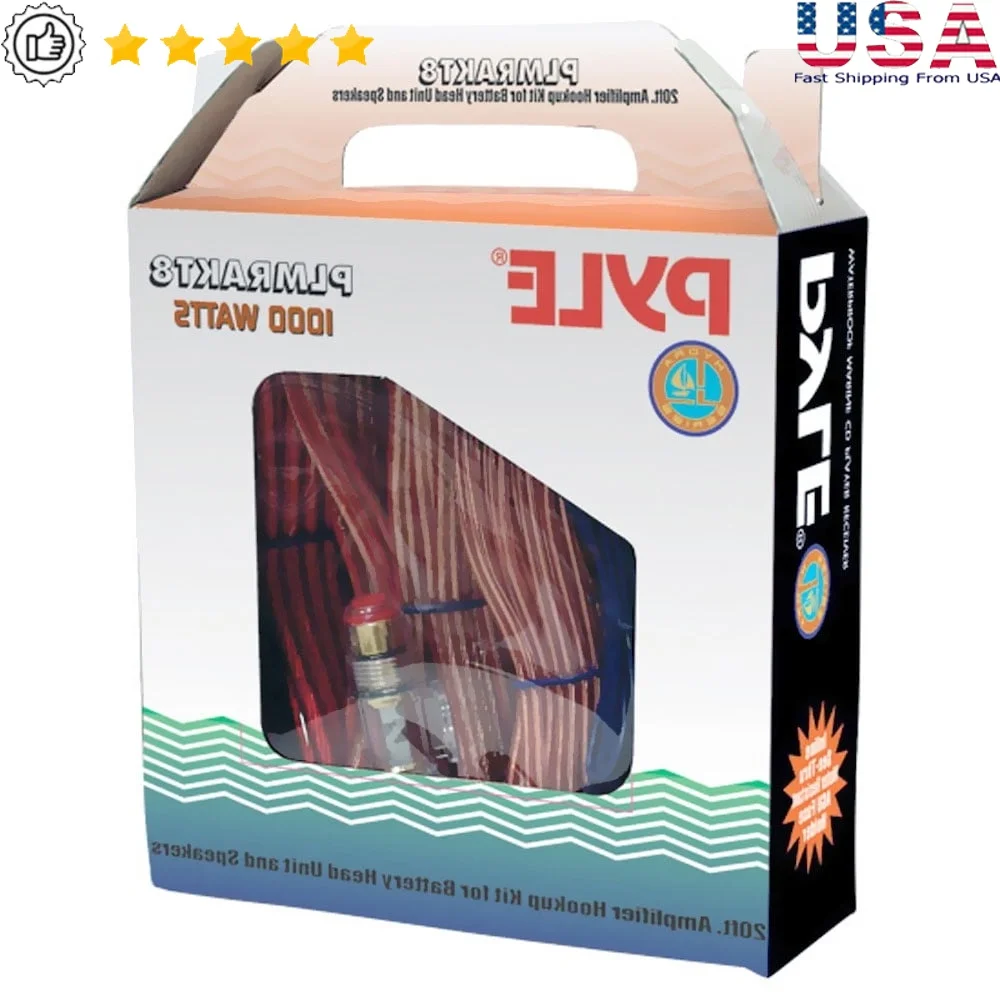 Car Audio Wiring Kit 20ft 8 Gauge Power Wire 1000 Watt Amplifier Installation Marine Grade Fuse Holder Speaker Cable Accessories
Car Audio Wiring Kit 20ft 8 Gauge Power Wire 1000 Watt Amplifier Installation Marine Grade Fuse Holder Speaker Cable Accessories