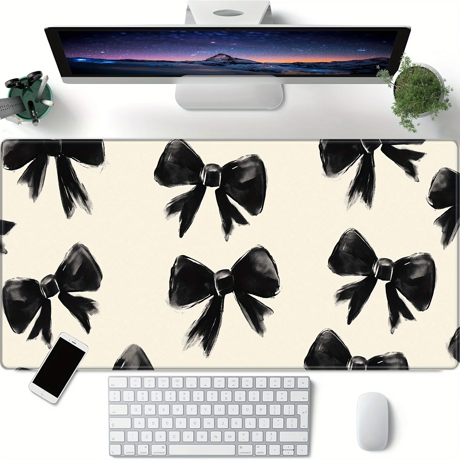 Black Bow Mouse Pad Non-Slip Desk Mat Office Accessories Desk Mausepad Table Mat Gaming Mousepad Xxl Mouse Mat Desk Gadgets
Black Bow Mouse Pad Non-Slip Desk Mat Office Accessories Desk Mausepad Table Mat Gaming Mousepad Xxl Mouse Mat Desk Gadgets