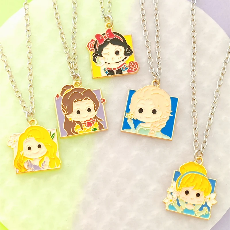 Disney Princess Necklace Christmas Jewelry Gifts Cartoon Anime Action Figures Snow White Elsa Q Figurals Children Birthday Gifts
Disney Princess Necklace Christmas Jewelry Gifts Cartoon Anime Action Figures Snow White Elsa Q Figurals Children Birthday Gifts