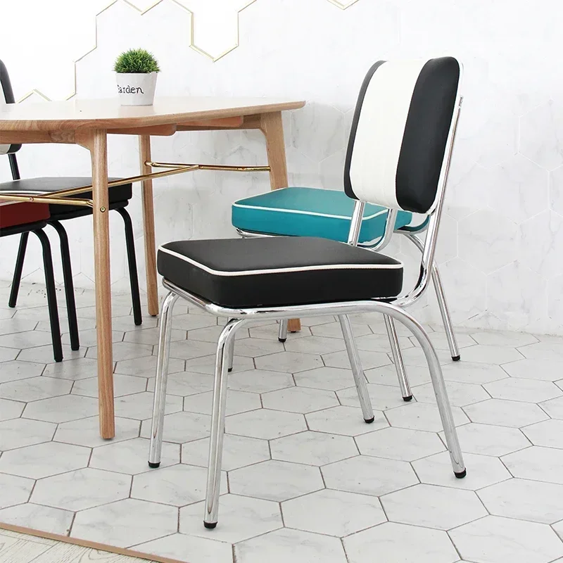 Nordic Style Iron Light Luxury Dining Chair, Home American Living Room Chair,Bedroom Simple Computer Chair,
Nordic Style Iron Light Luxury Dining Chair, Home American Living Room Chair,Bedroom Simple Computer Chair,