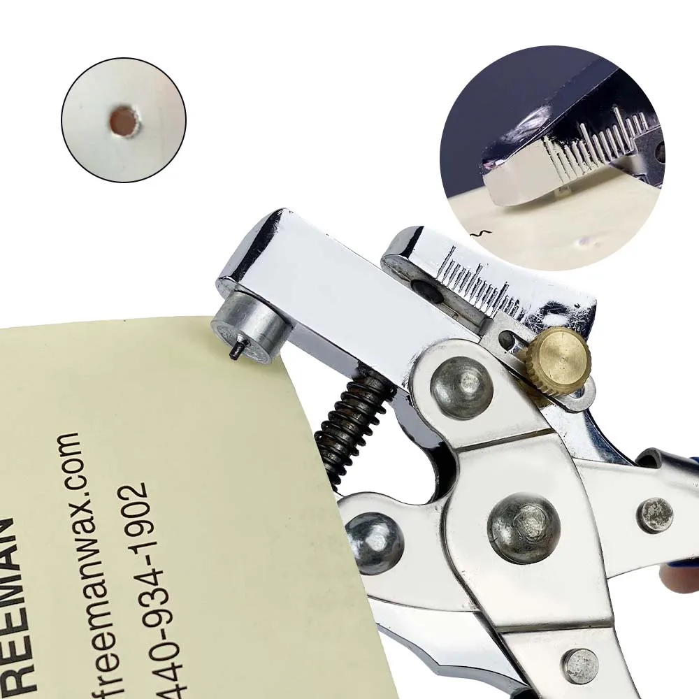 NEW Hole Puncher Portable Hole Punch Books Leather Watches Blue Universal Pliers for Jewelry DIY Making Equipment
NEW Hole Puncher Portable Hole Punch Books Leather Watches Blue Universal Pliers for Jewelry DIY Making Equipment