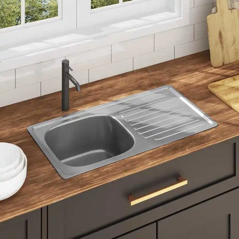 Kitchen Sink with Strainer Stainless Steel
Kitchen Sink with Strainer Stainless Steel