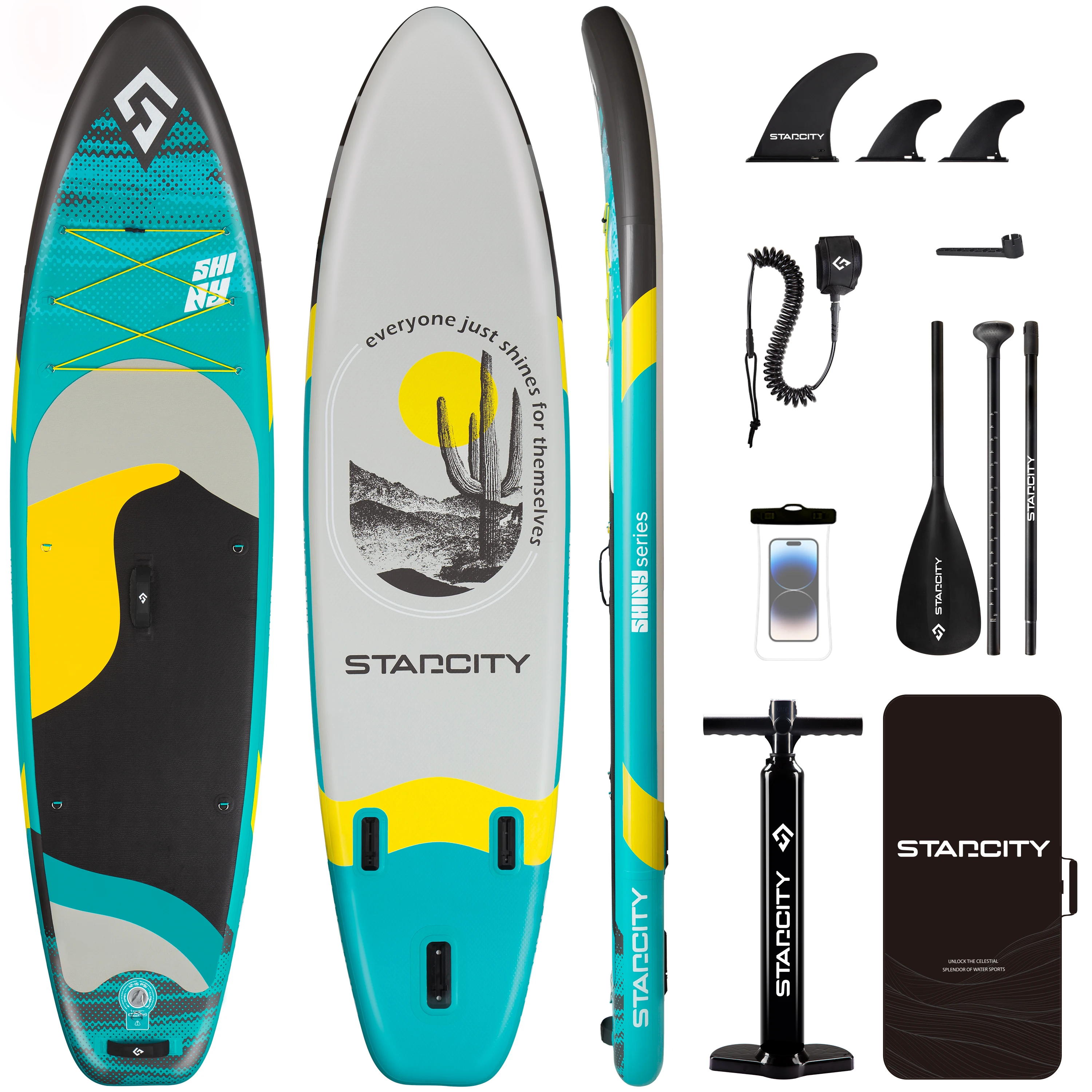Надувная доска для паддлбординга STARCITY GREEN SUP, водонепроницаемая, 11'x33''x6'', для взрослых, для рыбалки стоя, с аксессуарами SUB
Надувная доска для паддлбординга STARCITY GREEN SUP, водонепроницаемая, 11'x33''x6'', для взрослых, для рыбалки стоя, с аксессуарами SUB
